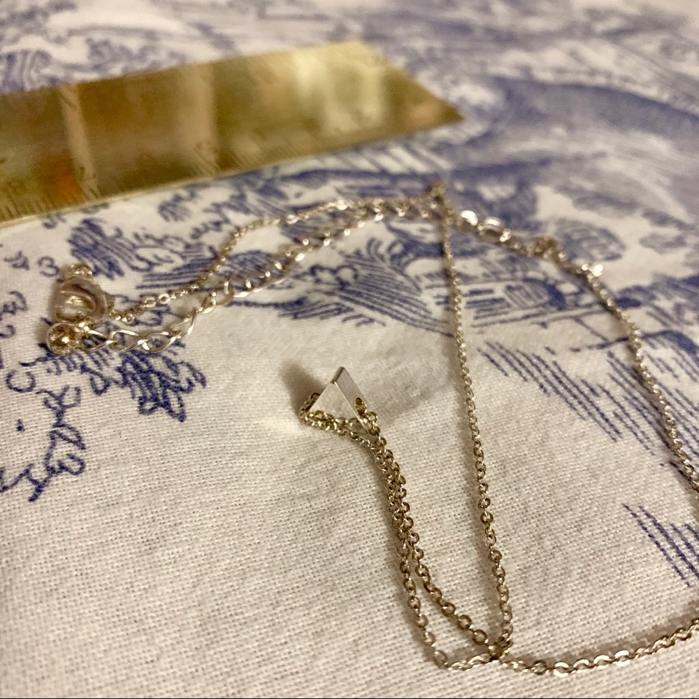 Triangle necklace